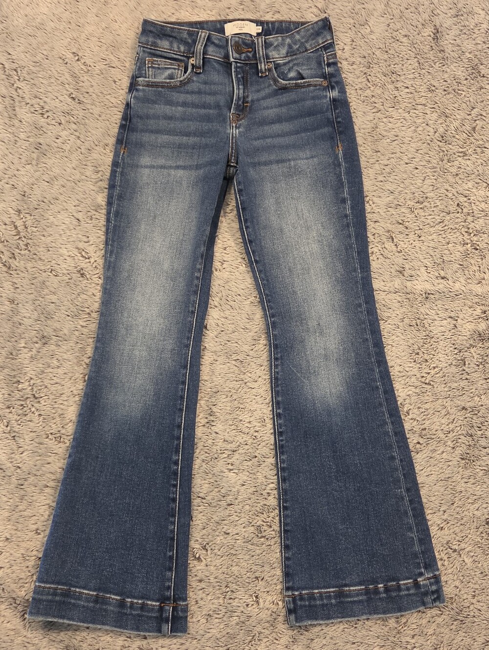 Girls Hidden Los Angeles Mid Rise Jeans Sz 10R